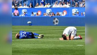 Watch: Zlatan Ibrahimovic sent off for head slap as LA Galaxy defeat Montreal Impact to end losing streak