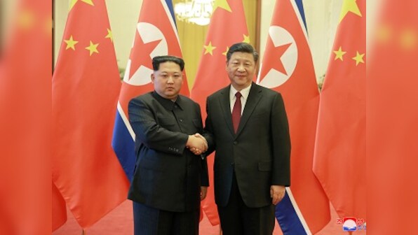 Kim Jong-un meets Xi Jinping in China for second time ahead of summit with Donald Trump