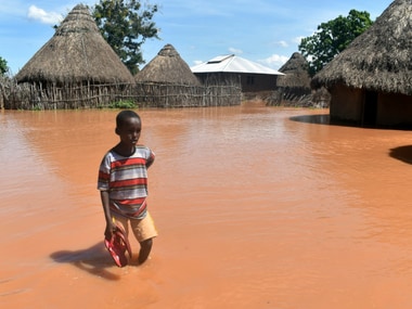 File image of floods in Kenya. AP