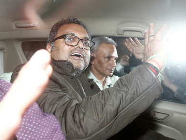 Income Tax Department files charge sheets against P Chidambaram's son Karti, other family members under black money act Income Tax Department files charge sheets against P Chidambaram's son Karti, other family members under black money act