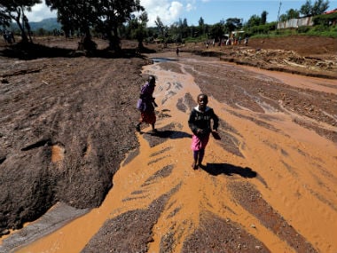 Over 40 people were killed after a dam burst in Kenya. Reuters