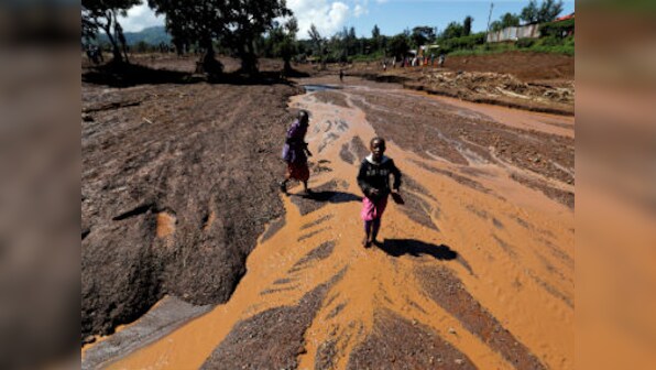 Death toll in Kenya rises to 41 after dam bursts in Rift Valley; at least 20 dead are children