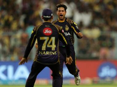 Kuldeep Yadav topped the bowling charts with figures of 4/20 from four overs. Sportzpics