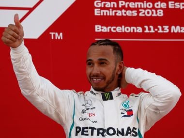 Mercedes' Lewis Hamilton won the Spanish GP on Sunday. Reuters