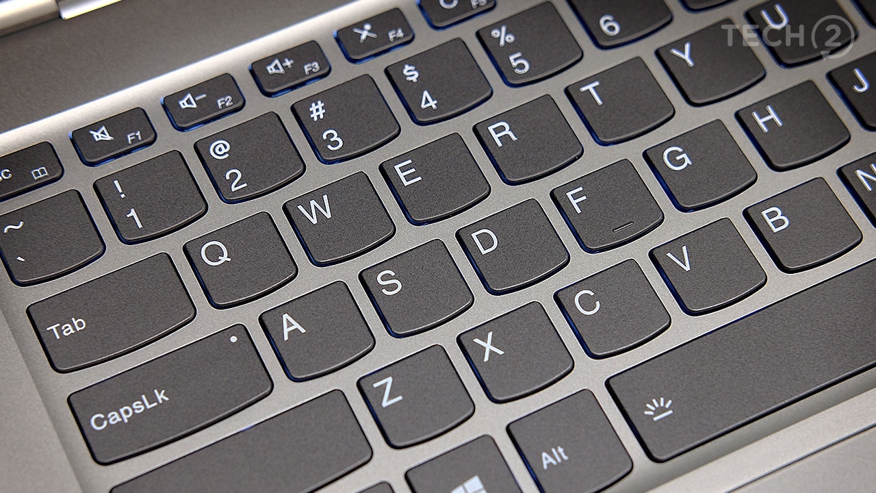 The keyboard is great to type on. Image: Tech2/Anirudh Regidi