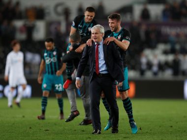Southampton's Premier League spot not safe yet, says manager Mark Hughes after crucial win over Swansea Southampton's Premier League spot not safe yet, says manager Mark Hughes after crucial win over Swansea