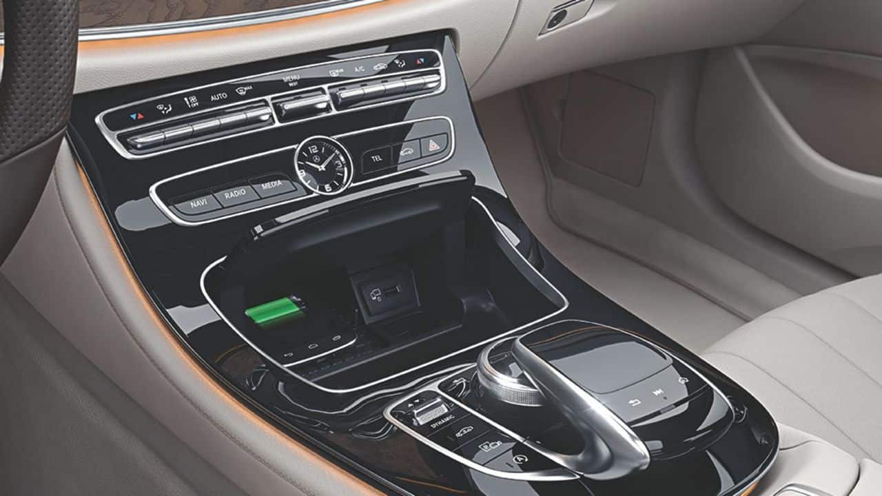 Mercedes-Benz E 63 AMG interior.