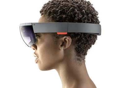 The Google A65 is expected to resemble the Microsoft Hololens in the way it functions. Image: Microsoft