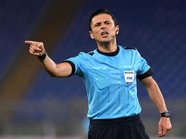 File image of referee Milorad Mazic. Reuters 
