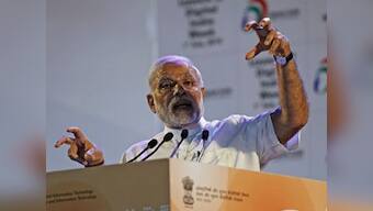 Narendra Modi visits India-Singapore Innovation exhibition of 30 startups during three-nation tour