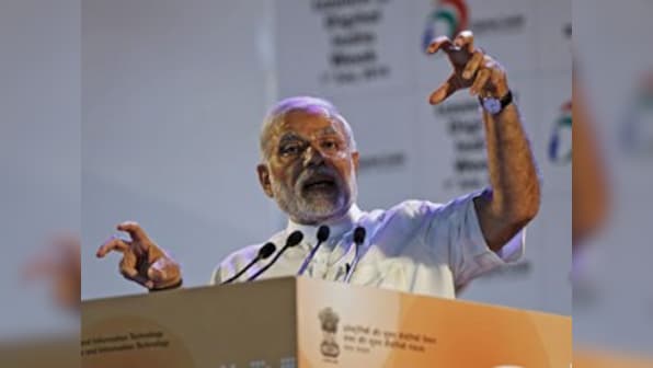 Narendra Modi visits India-Singapore Innovation exhibition of 30 startups during three-nation tour