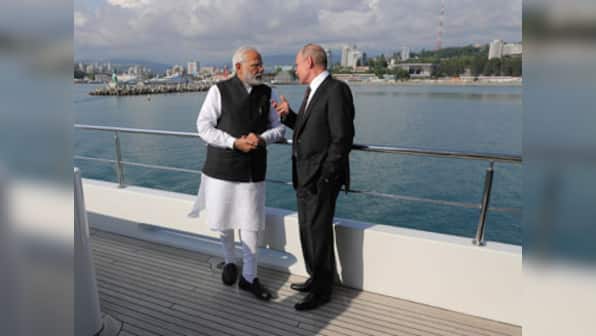 Narendra Modi, Vladimir Putin tête-à-tête in Sochi as US sanctions Russia; China keeps close eye