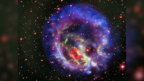 NASA discovers rare neutron star outside of Milky Way and releases a stunning image of it