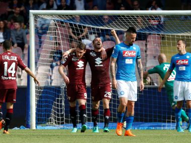 Serie A: Napoli draw against Torino to all but hand Juventus title; Inter Milan win to keep Champions League hopes alive Serie A: Napoli draw against Torino to all but hand Juventus title; Inter Milan win to keep Champions League hopes alive