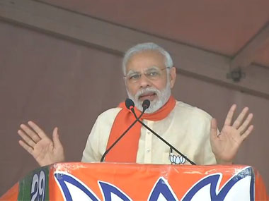Narendra Modi in Karnataka updates: PM in Jamakhandi urges voters not to fall prey to Congress' 'divisive politics'