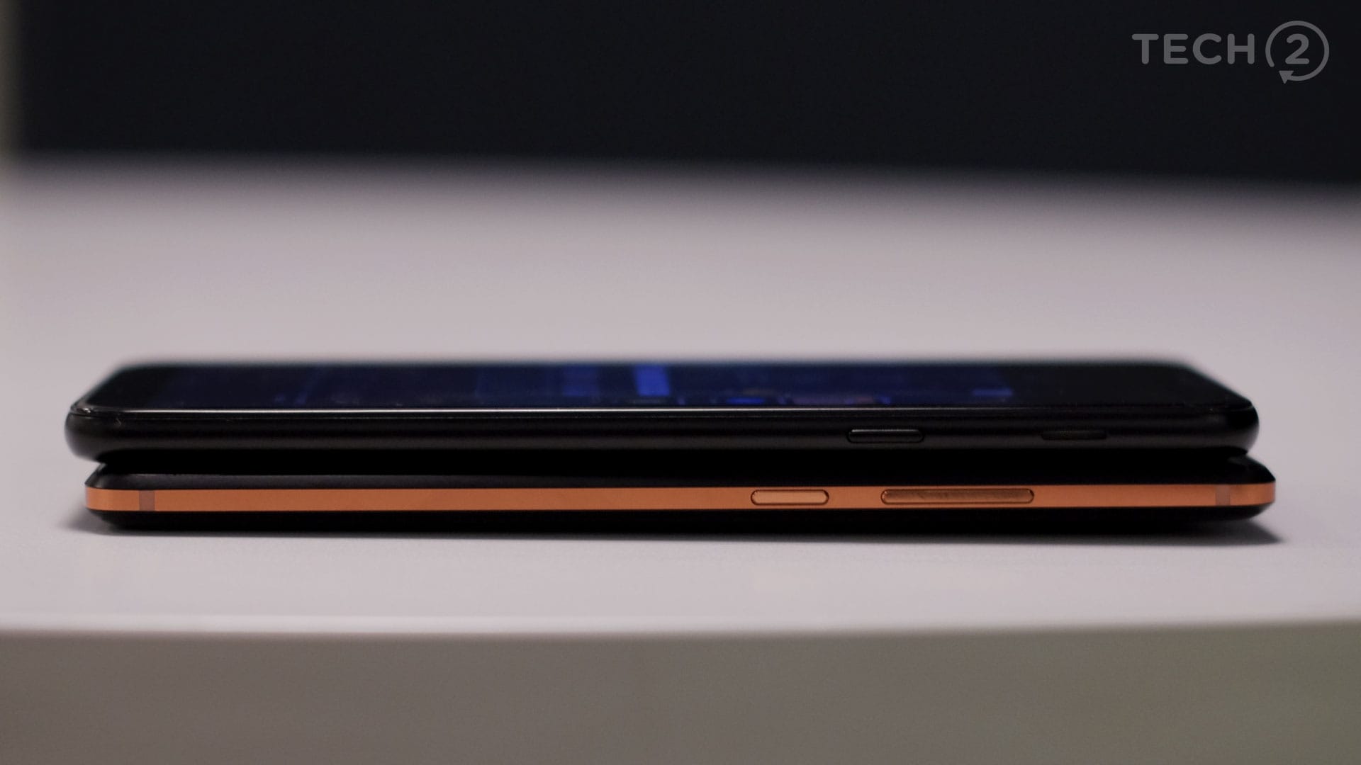 Sides: The Galaxy A6 Plus has its speaker placed on the right side of the phone unlike the usual bottom firing speaker placement. This may seem odd at first but it ensures users don't cover the speaker grille while watching videos or gaming. Image: tech2/Sneha Sharma Sides: The Galaxy A6 Plus has its speaker placed on the right side of the phone unlike the usual bottom firing speaker placement. This may seem odd at first but it ensures users don't cover the speaker grille while watching videos or gaming. Image: tech2/Sneha Sharma