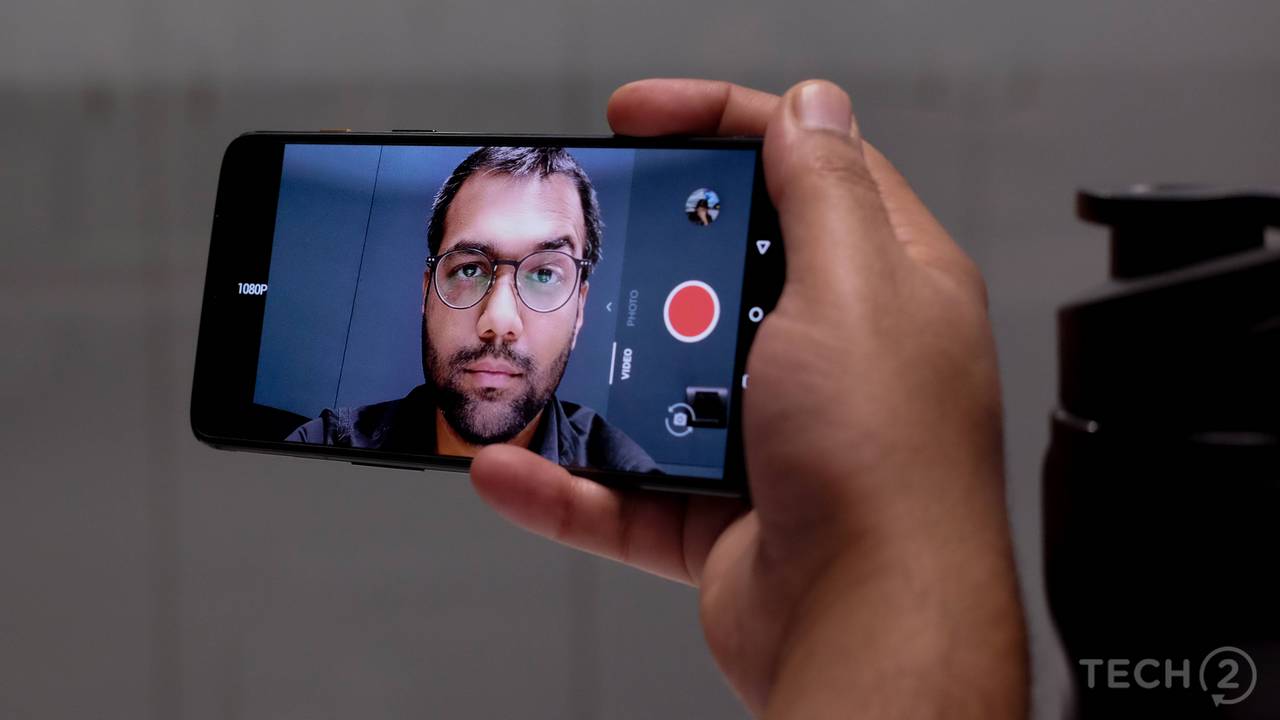 The front camera comes with a 16 MP resolution. Image: tech2/ Amrita Rajput The front camera comes with a 16 MP resolution. Image: tech2/ Amrita Rajput