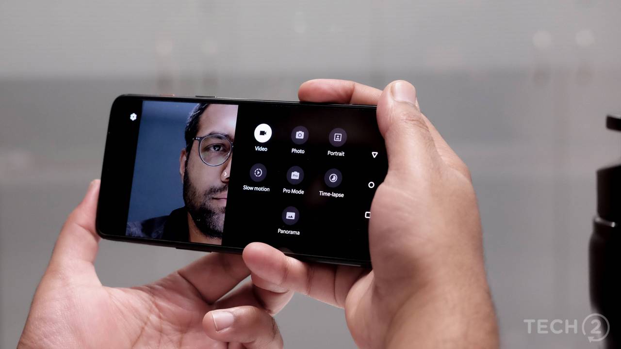 The camera interface is simple. You have options to shoot in Portrait Mode and Pro Modes, as well as shoot Slow-Mo and Time Lapse. The OnePlus 6 supports a 480 fps slow motion mode at 720p. The rear camera is capable of shooting 4K at 60fps.Image: tech2/ Amrita Rajput The camera interface is simple. You have options to shoot in Portrait Mode and Pro Modes, as well as shoot Slow-Mo and Time Lapse. The OnePlus 6 supports a 480 fps slow motion mode at 720p. The rear camera is capable of shooting 4K at 60fps.Image: tech2/ Amrita Rajput