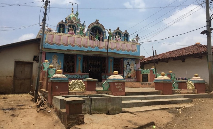 The temple in Sigaranahalli that was the subject of controversy. Firstpost/Parth MN