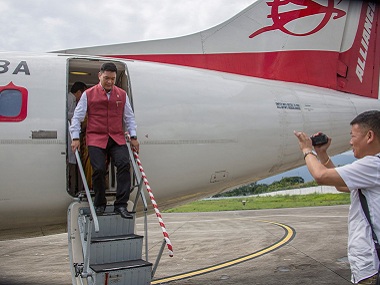 Arunachal Pradesh on aviation map: First commercial aircraft lands in North East state; CM Pema Khandu calls it 'historic moment' Arunachal Pradesh on aviation map: First commercial aircraft lands in North East state; CM Pema Khandu calls it 'historic moment'