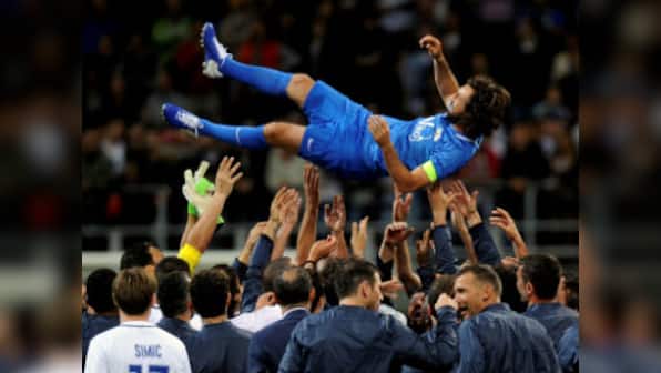 Italy legend Andrea Pirlo given emotional send off in star-studded San Siro testimonial