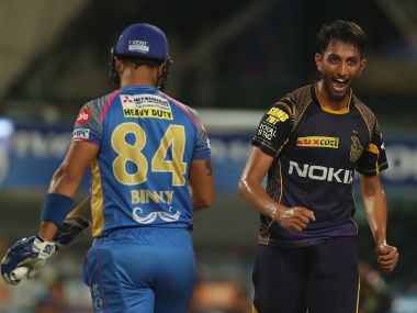 IPL 2018: Unheralded Prasidh Krishna rises to the occasion in death overs to lead KKR’s fightback against RR IPL 2018: Unheralded Prasidh Krishna rises to the occasion in death overs to lead KKR’s fightback against RR