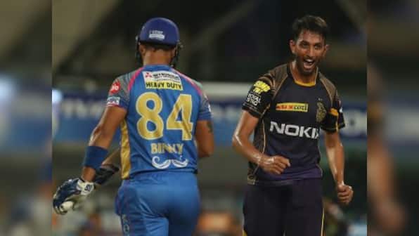 IPL 2018: Unheralded Prasidh Krishna rises to the occasion in death overs to lead KKR’s fightback against RR