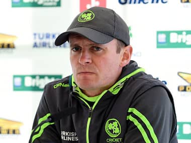 Cricket - Test Match - Ireland Press Conference - Malahide Cricket Club, Malahide, Ireland - May 10, 2018 Ireland’s William Porterfield during the press conference REUTERS/Clodagh Kilcoyne - RC125472E570