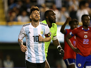 International friendlies: Lionel Messi warms up for World Cup by scoring hat-trick as Argentina beat Haiti International friendlies: Lionel Messi warms up for World Cup by scoring hat-trick as Argentina beat Haiti