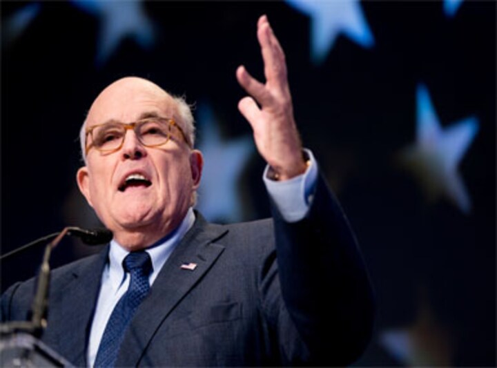 Donald Trump's new attorney Rudy Giuliani delivers contradictory statements as he struggles to defend US president
