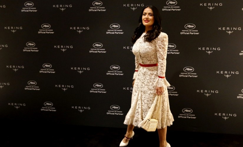 71st Cannes Film Festival - Photocall Kering Women in Motion - Cannes, France May 13, 2018. Salma Hayek poses. REUTERS/Regis Duvignau - UP1EE5D0SW994