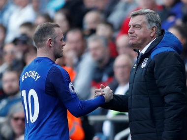 File image of Sam Allardyce and Wayne Rooney. Reuters