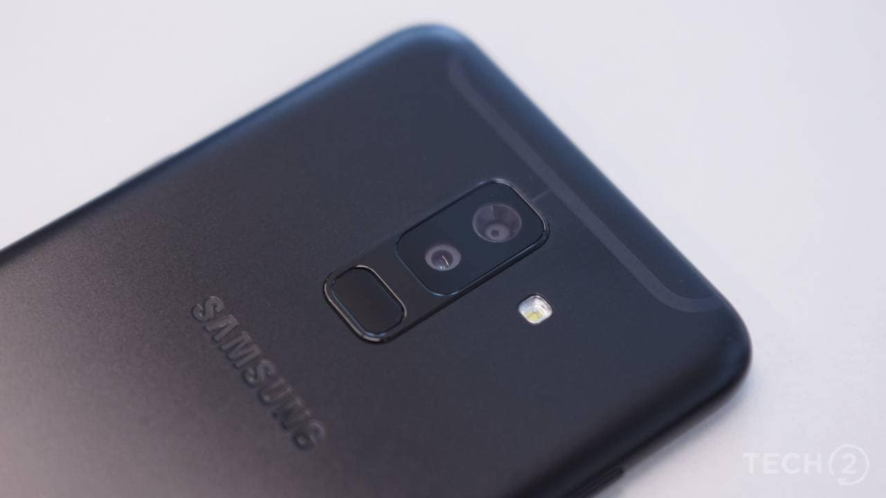 The Samsung Galaxy A6 Plus. Image: tech2/Sheldon Pinto