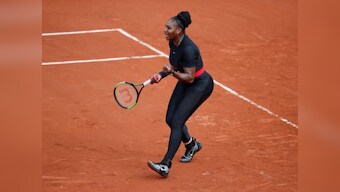 French Open 2018: New mum Serena Williams, rocking a black catsuit, wins on her return to  Grand Slam tennis