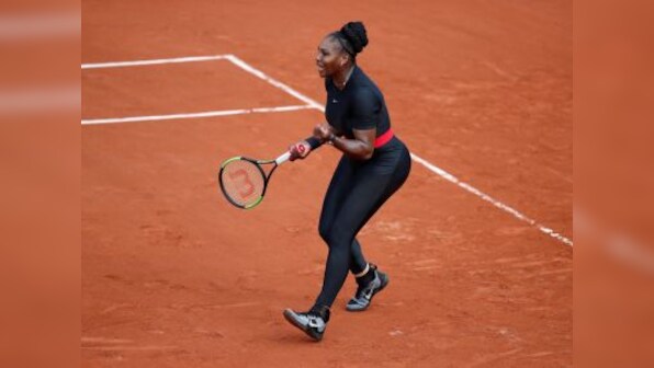 French Open 2018: New mum Serena Williams, rocking a black catsuit, wins on her return to  Grand Slam tennis