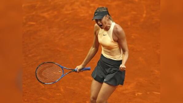 Madrid Open: Maria Sharapova beats Kristina Mladenovic to enter quarters; Caroline Wozniacki, Garbine Muguruza ousted