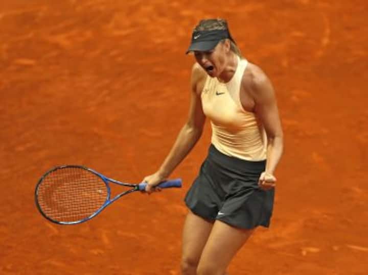 Madrid Open: Maria Sharapova beats Kristina Mladenovic to enter quarters; Caroline Wozniacki, Garbine Muguruza ousted