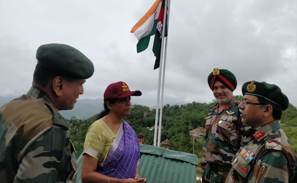 Nirmala Sitharaman reviews security situation at forward posts in Nagaland, meets local leaders Nirmala Sitharaman reviews security situation at forward posts in Nagaland, meets local leaders