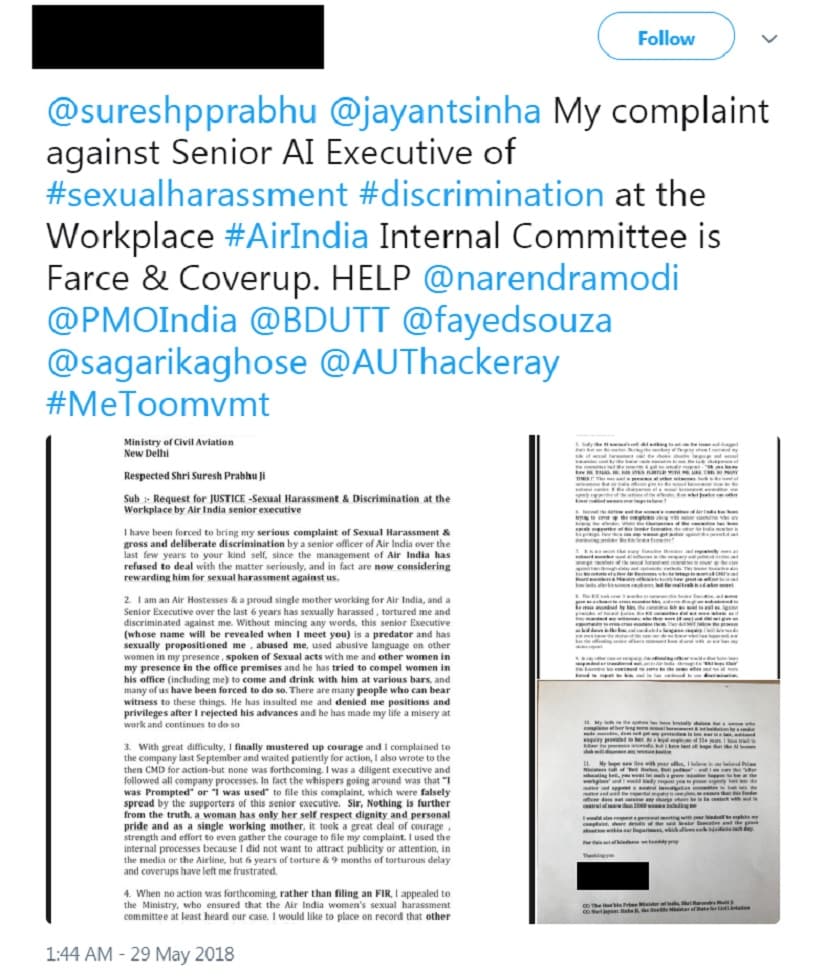 A copy of the letter written by the victim. (names censored)