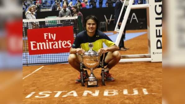 Istanbul Open: Taro Daniel lifts first ATP title of his career with victory over Malek Jaziri in final