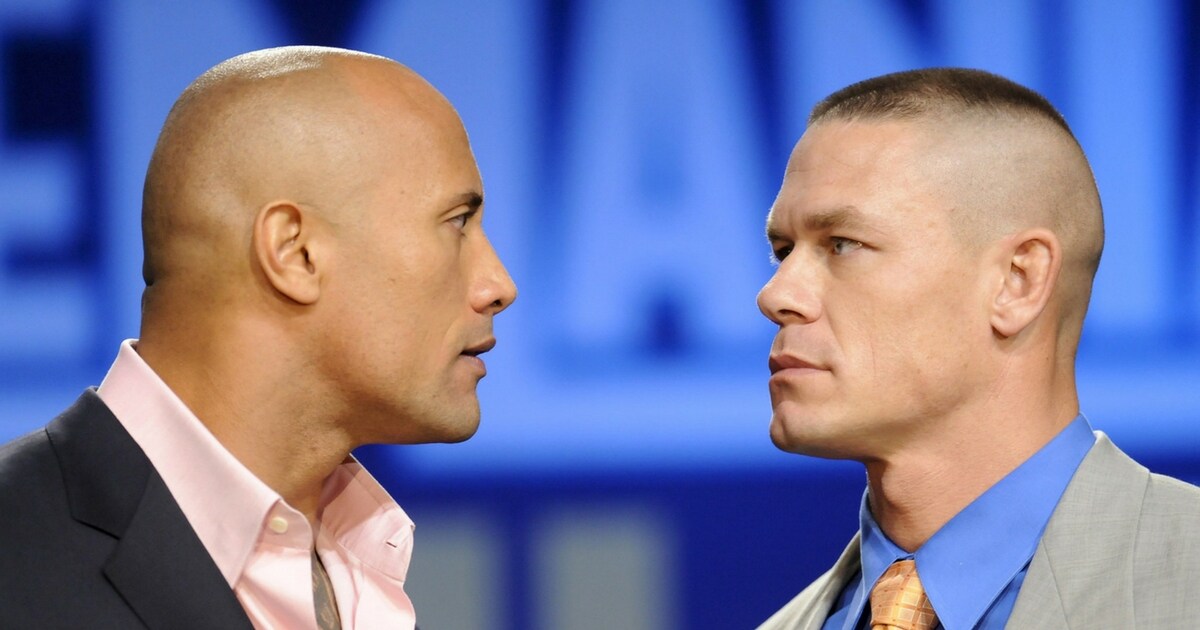 The Rock Attacks The Wrong Man, Dwayne Johnson, John Cena