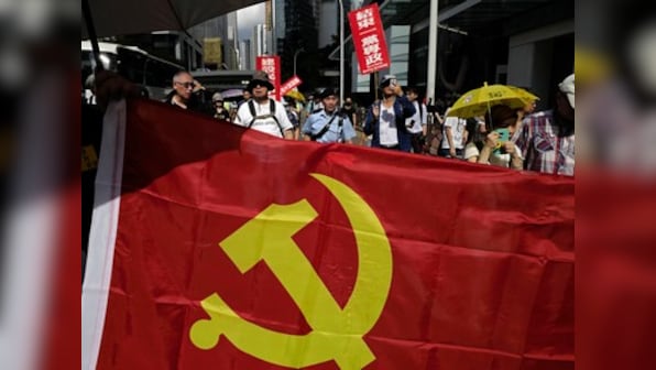 Hundreds march in Hong Kong to mark Tiananmen Square massacre, call for end of 'one-party dictatorship'