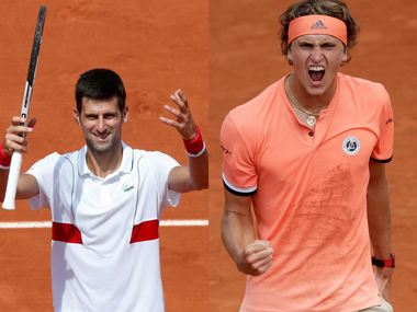French Open 2018: Novak Djokovic and Alexander Zverev win in contrasting style; Simona Halep through to second round French Open 2018: Novak Djokovic and Alexander Zverev win in contrasting style; Simona Halep through to second round
