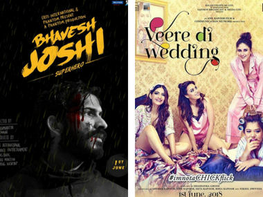 Harshvardhan Kapoor's Bhavesh Joshi Superhero will now clash with Sonam Kapoor's Veere Di Wedding on 1 June Harshvardhan Kapoor's Bhavesh Joshi Superhero will now clash with Sonam Kapoor's Veere Di Wedding on 1 June