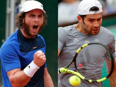 Marco Trungelliti and Simone Bolelli were two of the record eight lucky losers at the French Open. AP