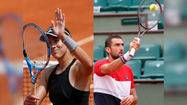 French Open 2018: Garbine Muguruza and Marin Cilic reach third round at Roland Garros with contrasting wins