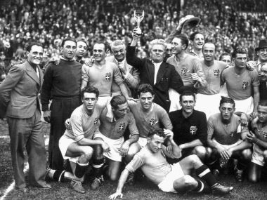 Italy's 1938 World Cup-winning team. AFP