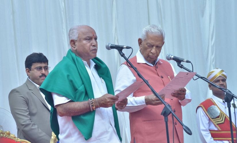 BS Yeddyurappa was on Thursday sworn-in as the chief minister of Karnataka by Governor Vajubhai Vala. 101 Reporters