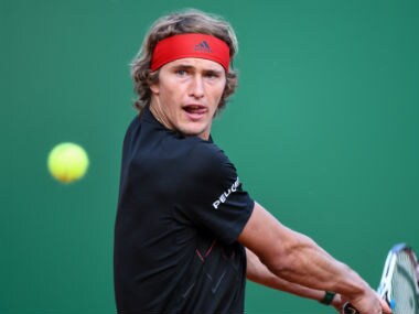 Alexandre Zverev in action. AFP