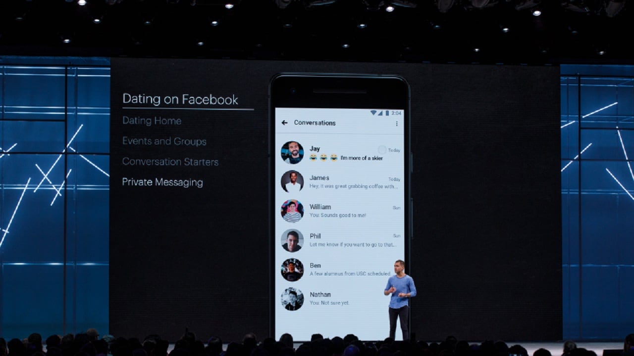 Facebook Dating was first announced at F8 2018.